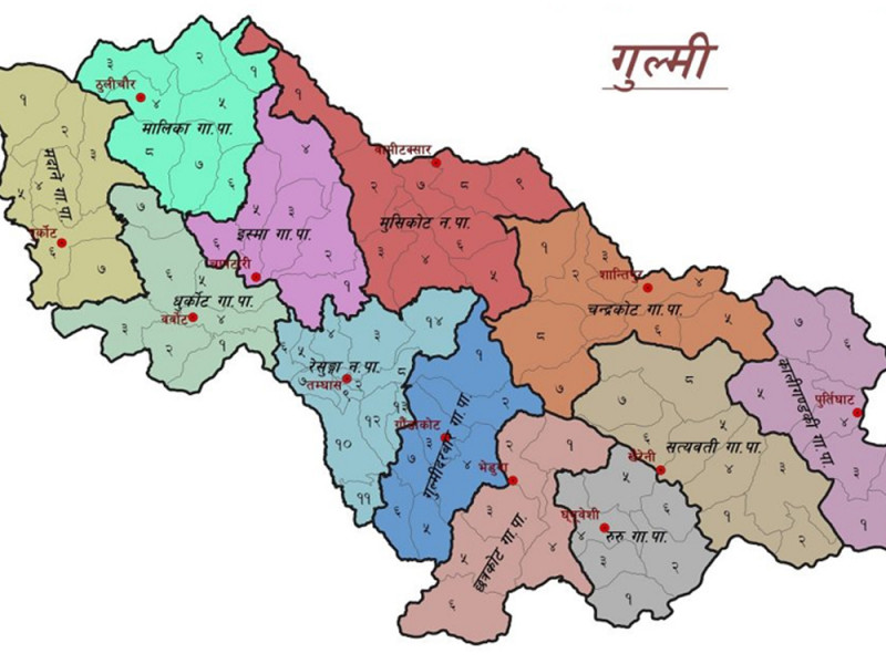 गुल्मीका कतिपय स्थानीय तहमा अझै मतदान जारी, ६२ प्रतिशत मत खस्यो